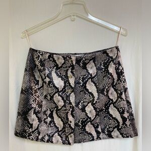 Urban Outfitters Snake Print Skirt